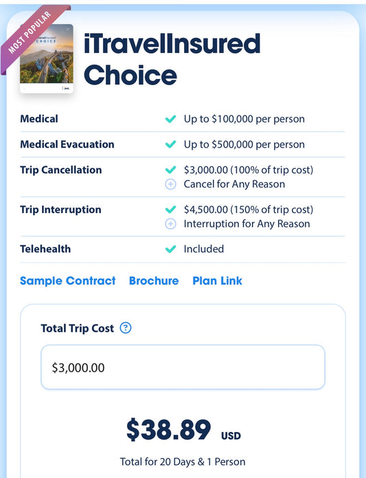 Travel Insurance Quote